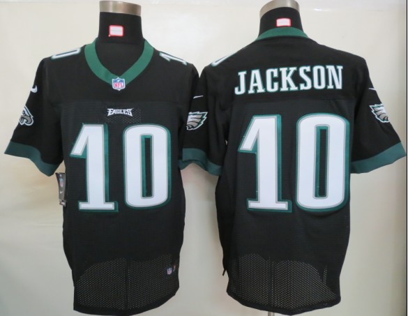 Nike Elite Jersey Philadelphia Eagles 10 DeSean Jackson Black